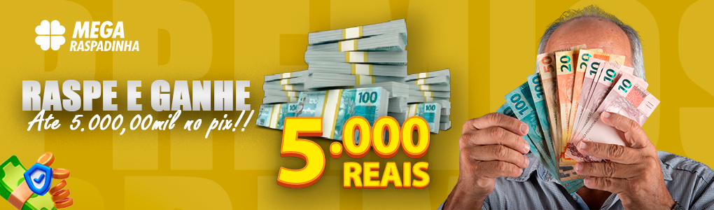 R$: 5000 REAIS NO PIX